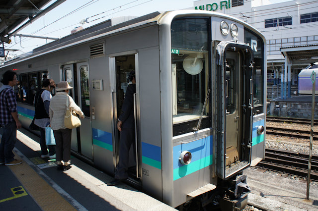 大糸線に乗り込む