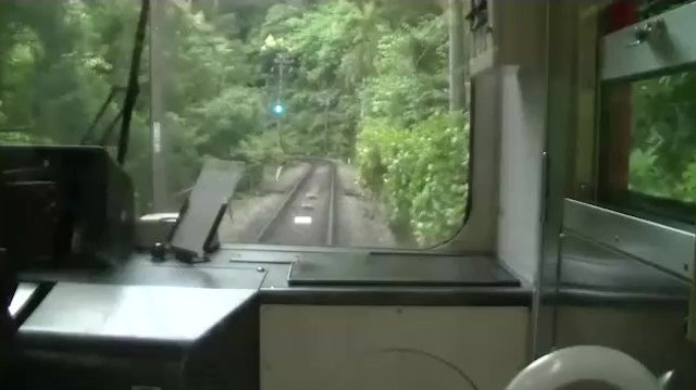 車窓の景色を撮影しました