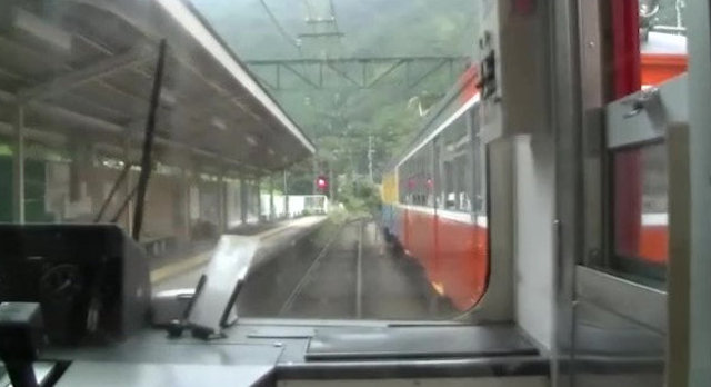 車窓の景色を撮影しました