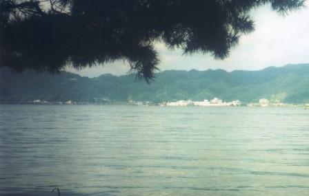 天橋立からの遠景