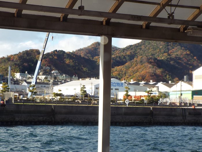 呉港に到着しました