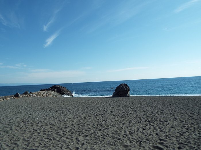 桂浜に行きました