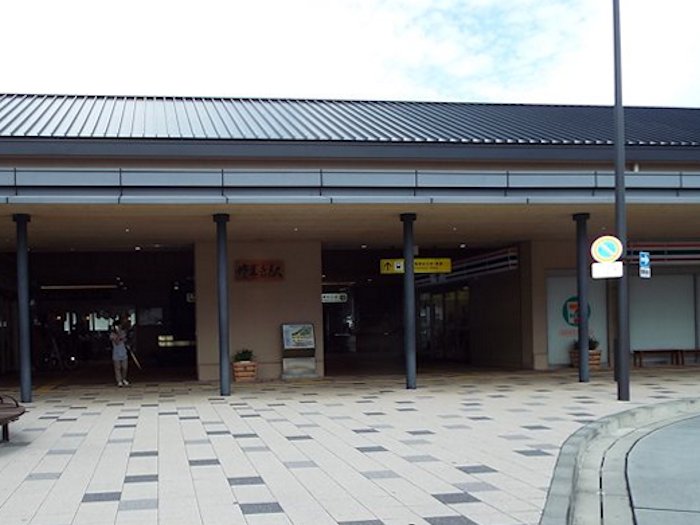 修禅寺駅前の状況