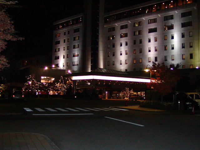 高山市のホテルに一泊